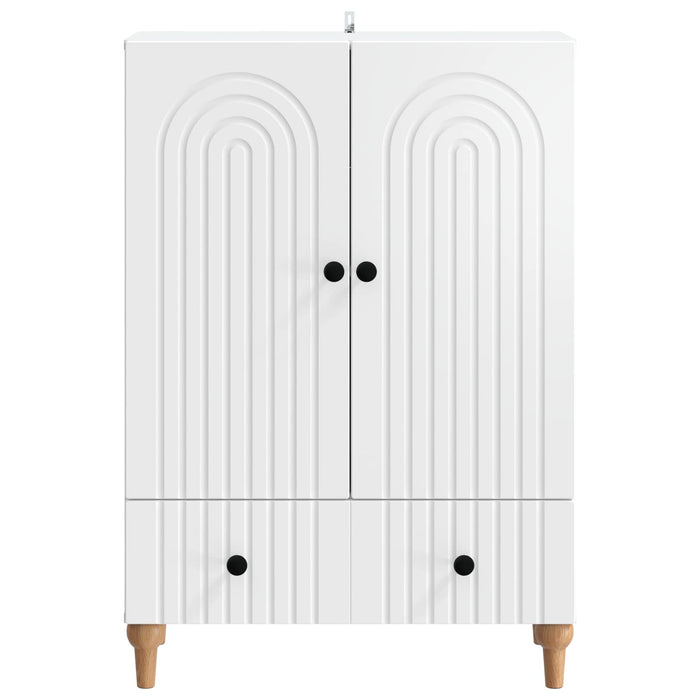 Bufet cu sertar Alb 66 x 34,5 x 95 cm Lemn prelucrat - WALTI WALTI