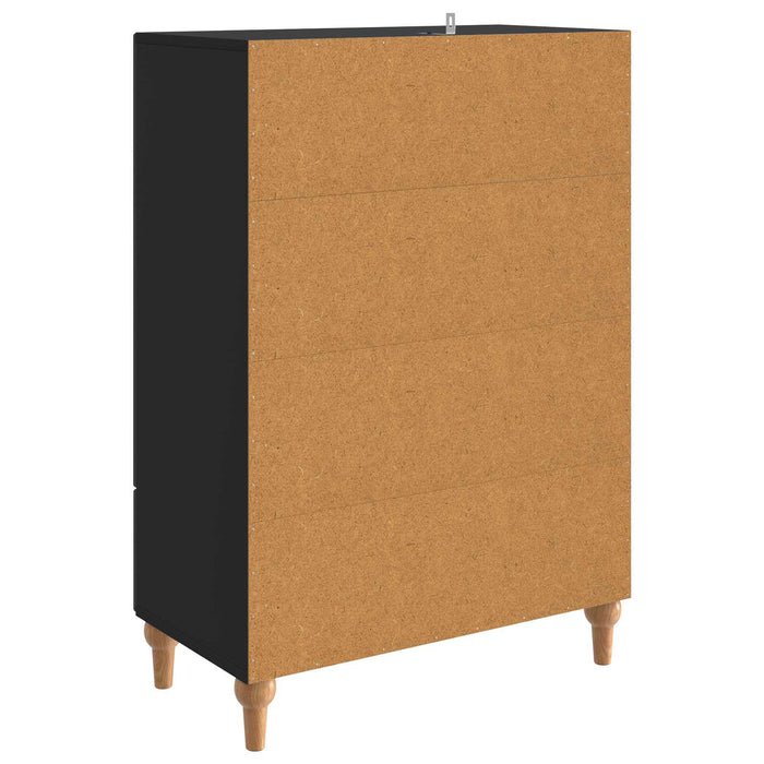 Bufet cu sertar Negru 66 x 34,5 x 95 cm Lemn prelucrat - WALTI WALTI
