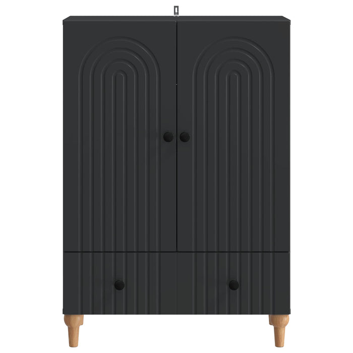Bufet cu sertar Negru 66 x 34,5 x 95 cm Lemn prelucrat - WALTI WALTI