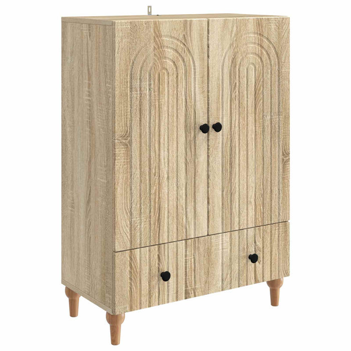 Bufet cu sertar Stejar Sonoma 66 x 34,5 x 95 cm Lemn prelucrat - WALTI WALTI