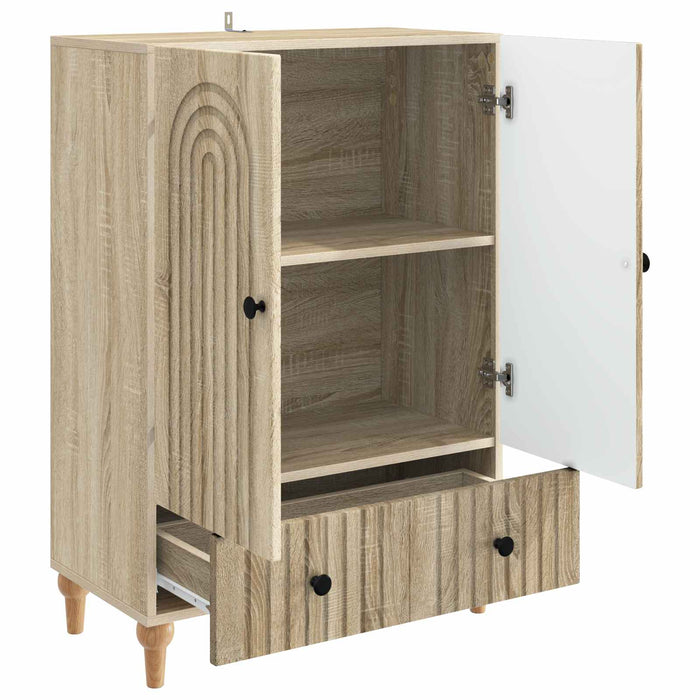 Bufet cu sertar Stejar Sonoma 66 x 34,5 x 95 cm Lemn prelucrat - WALTI WALTI