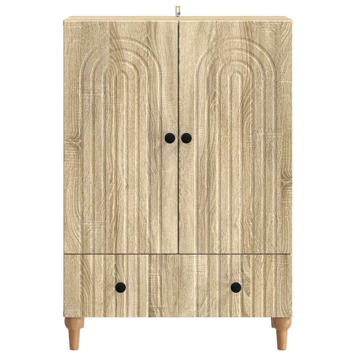 Bufet cu sertar Stejar Sonoma 66 x 34,5 x 95 cm Lemn prelucrat - WALTI WALTI