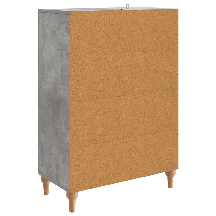 Bufet cu sertar Gri Beton 66 x 34,5 x 95 cm Lemn prelucrat - WALTI WALTI