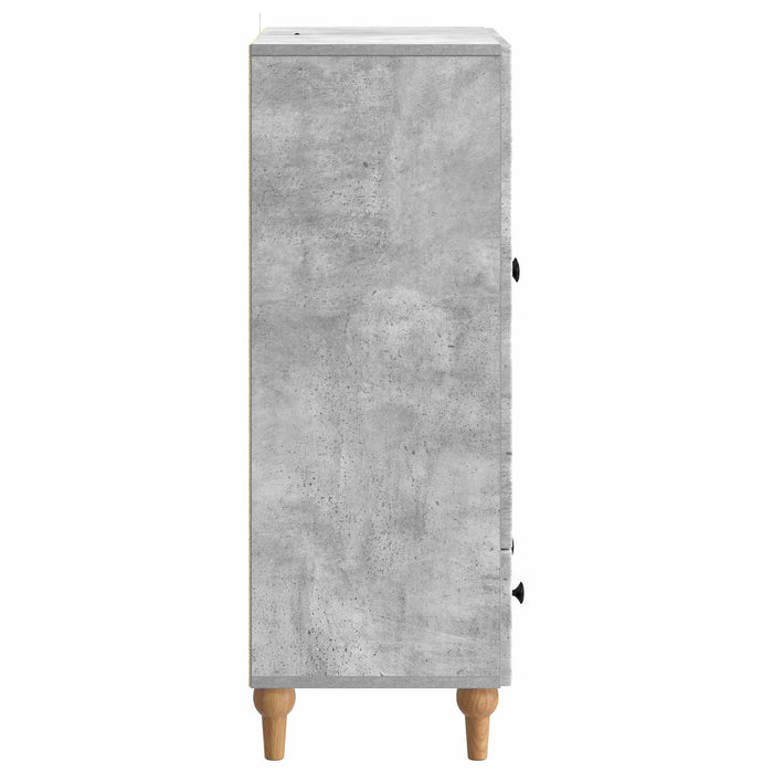 Bufet cu sertar Gri Beton 66 x 34,5 x 95 cm Lemn prelucrat - WALTI WALTI
