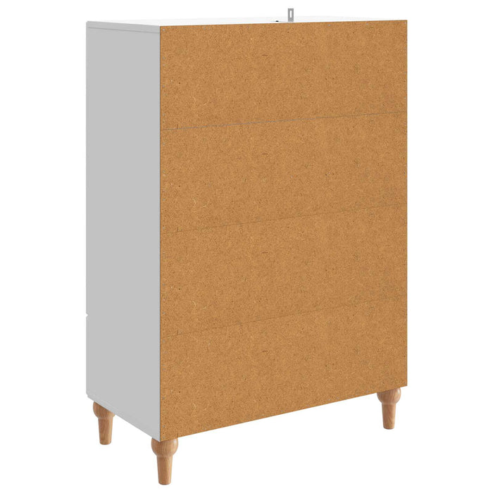 Bufet Alb foarte lucios 66 x 34,5 x 95 cm Lemn prelucrat - WALTI WALTI