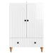 Bufet Alb foarte lucios 66 x 34,5 x 95 cm Lemn prelucrat - WALTI WALTI
