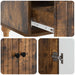 Bufet cu sertar Stejar fumuriu 66 x 34,5 x 95 cm Lemn prelucrat - WALTI WALTI