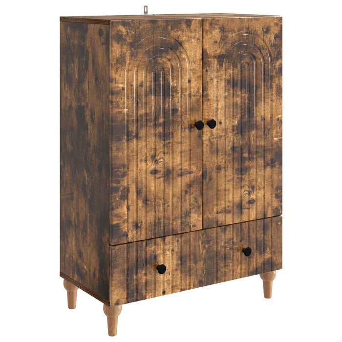Bufet cu sertar Stejar fumuriu 66 x 34,5 x 95 cm Lemn prelucrat - WALTI WALTI