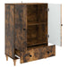 Bufet cu sertar Stejar fumuriu 66 x 34,5 x 95 cm Lemn prelucrat - WALTI WALTI