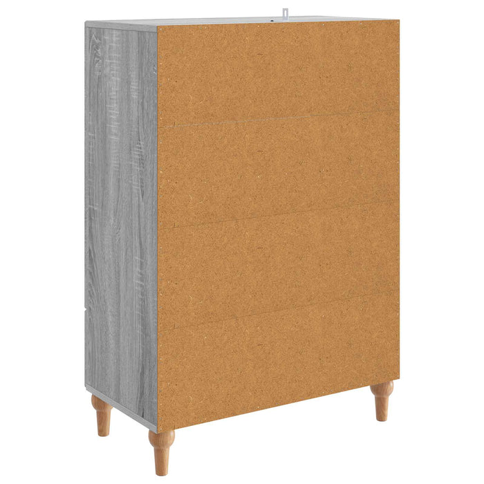 Bufet cu sertar Sonoma gri 66 x 34,5 x 95 cm Lemn prelucrat - WALTI WALTI
