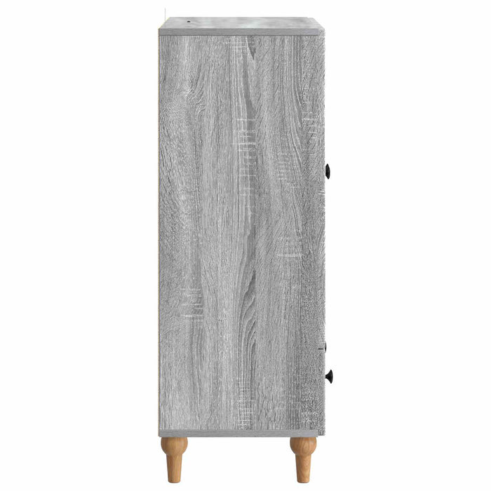 Bufet cu sertar Sonoma gri 66 x 34,5 x 95 cm Lemn prelucrat - WALTI WALTI