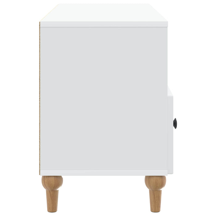Cabinet TV Alb 102 x 34,5 x 50 cm Lemn prelucrat - WALTI WALTI