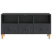 Cabinet TV Negru 102 x 34,5 x 50 cm Lemn prelucrat - WALTI WALTI
