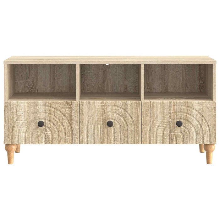 Cabinet TV Stejar Sonoma 102 x 34,5 x 50 cm Lemn prelucrat - WALTI WALTI