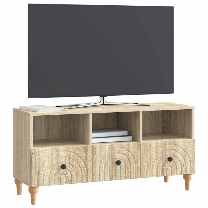 Cabinet TV Stejar Sonoma 102 x 34,5 x 50 cm Lemn prelucrat - WALTI WALTI