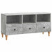 Cabinet TV Gri Beton 102 x 34,5 x 50 cm Lemn prelucrat - WALTI WALTI