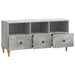 Cabinet TV Gri Beton 102 x 34,5 x 50 cm Lemn prelucrat - WALTI WALTI