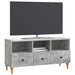 Cabinet TV Gri Beton 102 x 34,5 x 50 cm Lemn prelucrat - WALTI WALTI