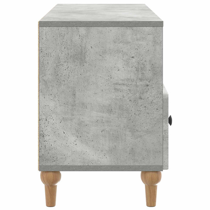 Cabinet TV Gri Beton 102 x 34,5 x 50 cm Lemn prelucrat - WALTI WALTI