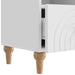 Cabinet TV Alb Lucios 102 x 34,5 x 50 cm Lemn prelucrat - WALTI WALTI
