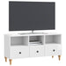 Cabinet TV Alb Lucios 102 x 34,5 x 50 cm Lemn prelucrat - WALTI WALTI