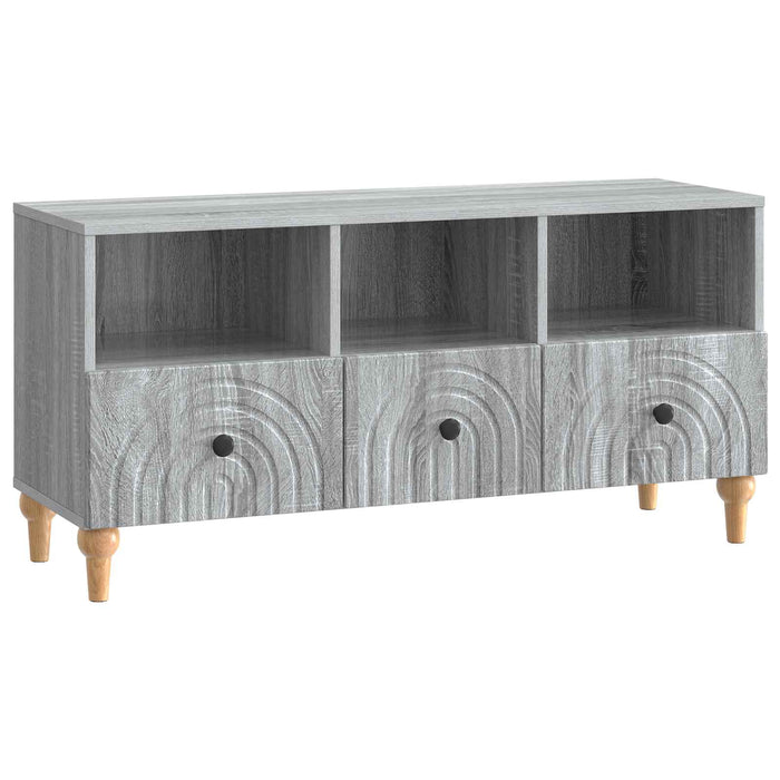 Cabinet TV Sonoma gri 102 x 34,5 x 50 cm Lemn prelucrat - WALTI WALTI