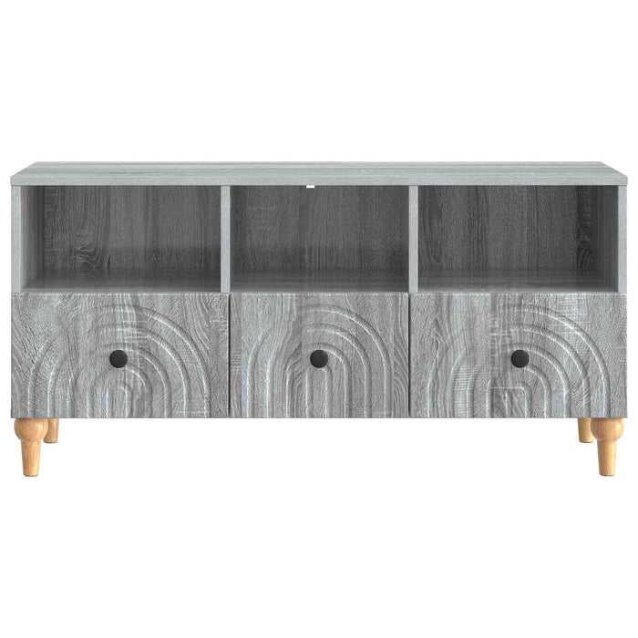 Cabinet TV Sonoma gri 102 x 34,5 x 50 cm Lemn prelucrat - WALTI WALTI