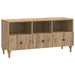 Cabinet TV Stejar Artizanal 102 x 34,5 x 50 cm Lemn prelucrat - WALTI WALTI