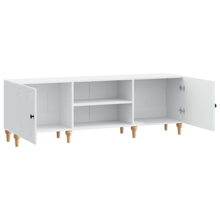 Cabinet TV Alb 150 x 31 x 50 cm Lemn prelucrat - WALTI WALTI