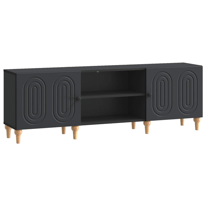 Cabinet TV Negru 150 x 31 x 50 cm Lemn prelucrat - WALTI WALTI