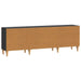 Cabinet TV Negru 150 x 31 x 50 cm Lemn prelucrat - WALTI WALTI