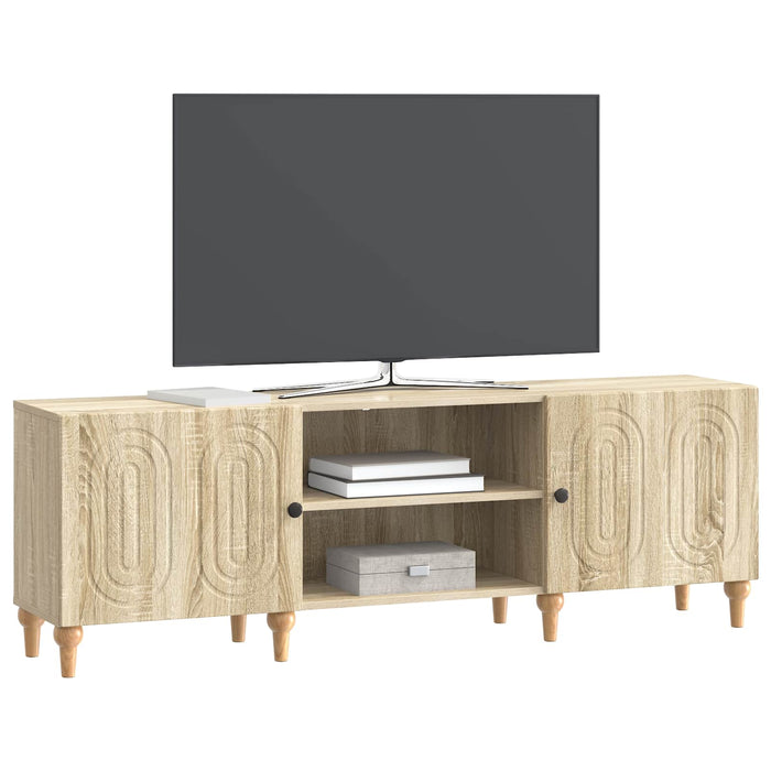 Cabinet TV Stejar Sonoma 150 x 31 x 50 cm Lemn prelucrat - WALTI WALTI