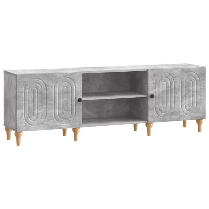 Cabinet TV Gri Beton 150 x 31 x 50 cm Lemn prelucrat - WALTI WALTI