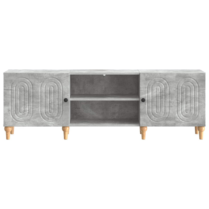 Cabinet TV Gri Beton 150 x 31 x 50 cm Lemn prelucrat - WALTI WALTI