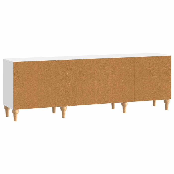 Cabinet TV Alb foarte lucios 150 x 31 x 50 cm Lemn prelucrat - WALTI WALTI