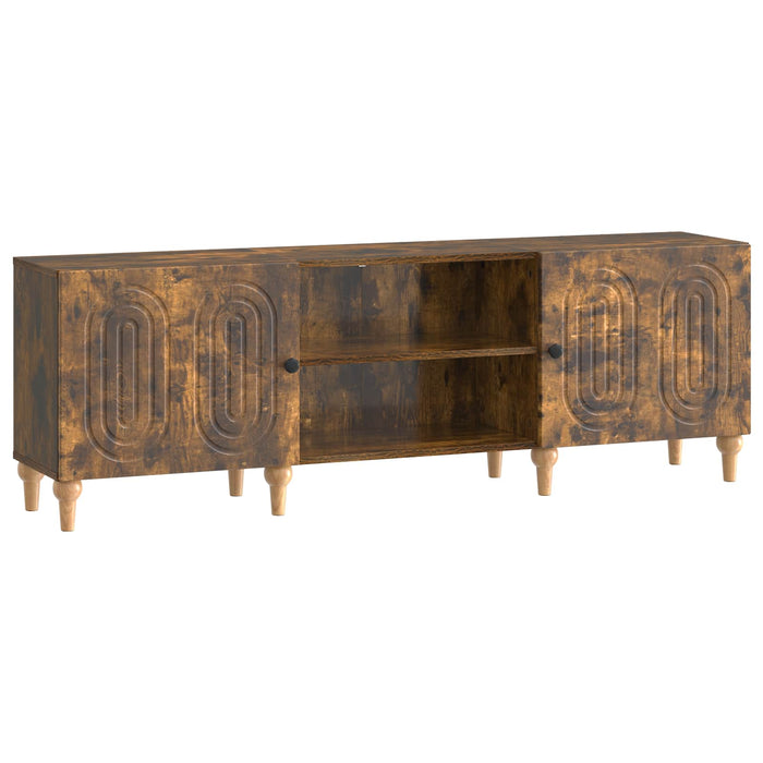 Cabinet TV Stejar fumuriu 150 x 31 x 50 cm Lemn prelucrat - WALTI WALTI