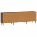 Cabinet TV Stejar fumuriu 150 x 31 x 50 cm Lemn prelucrat - WALTI WALTI