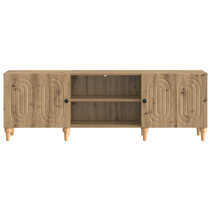 Cabinet TV Stejar Artizanal 150 x 31 x 50 cm Lemn prelucrat - WALTI WALTI