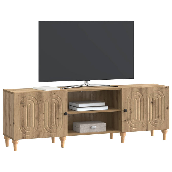 Cabinet TV Stejar Artizanal 150 x 31 x 50 cm Lemn prelucrat - WALTI WALTI