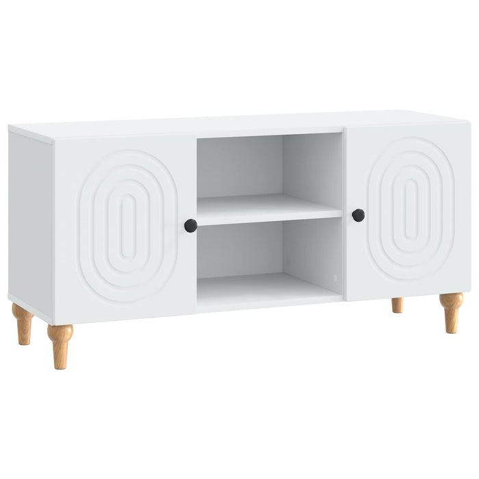 Cabinet TV Alb 102 x 34,5 x 50 cm Lemn prelucrat - WALTI WALTI