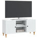 Cabinet TV Alb 102 x 34,5 x 50 cm Lemn prelucrat - WALTI WALTI