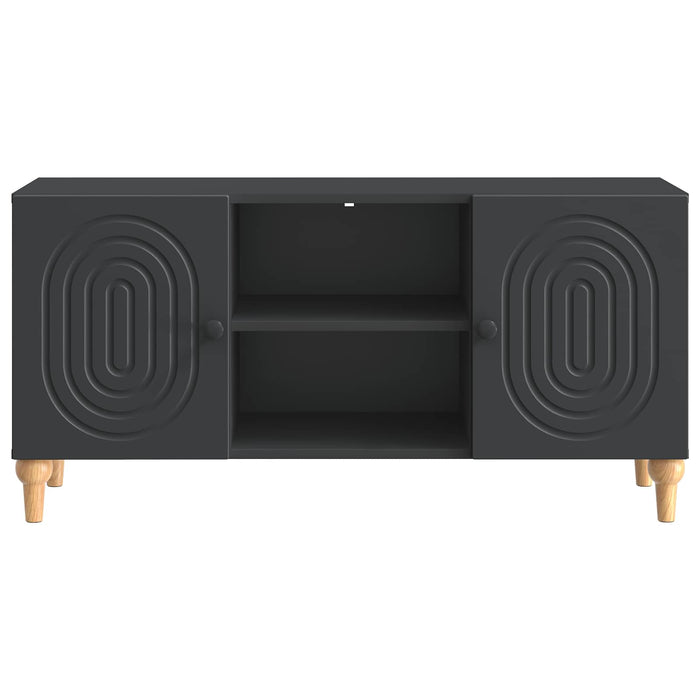Cabinet TV Negru 102 x 34,5 x 50 cm Lemn prelucrat - WALTI WALTI