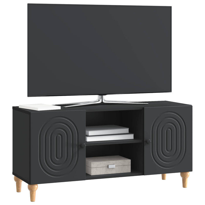 Cabinet TV Negru 102 x 34,5 x 50 cm Lemn prelucrat - WALTI WALTI