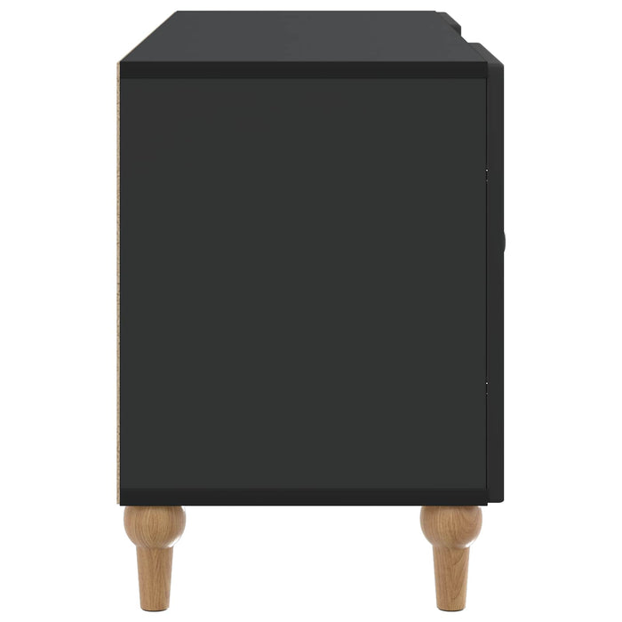 Cabinet TV Negru 102 x 34,5 x 50 cm Lemn prelucrat - WALTI WALTI