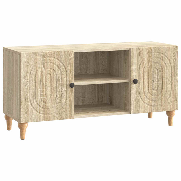 Cabinet TV Stejar Sonoma 102 x 34,5 x 50 cm Lemn prelucrat - WALTI WALTI