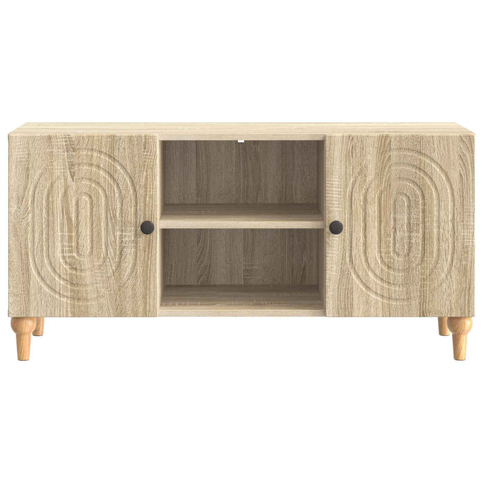 Cabinet TV Stejar Sonoma 102 x 34,5 x 50 cm Lemn prelucrat - WALTI WALTI