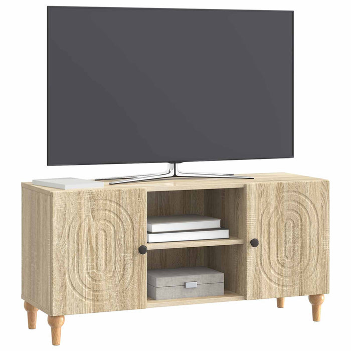 Cabinet TV Stejar Sonoma 102 x 34,5 x 50 cm Lemn prelucrat - WALTI WALTI