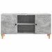 Cabinet TV Gri Beton 102 x 34,5 x 50 cm Lemn prelucrat - WALTI WALTI