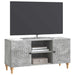 Cabinet TV Gri Beton 102 x 34,5 x 50 cm Lemn prelucrat - WALTI WALTI