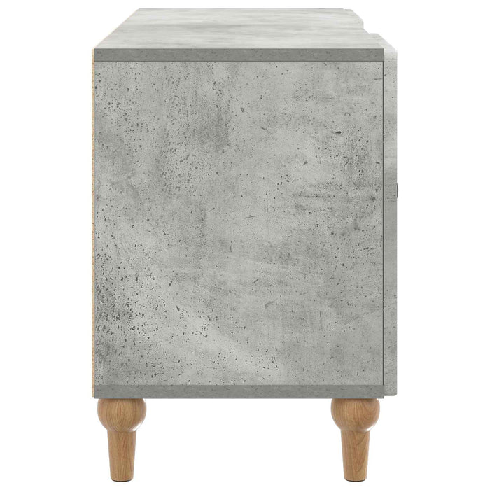 Cabinet TV Gri Beton 102 x 34,5 x 50 cm Lemn prelucrat - WALTI WALTI